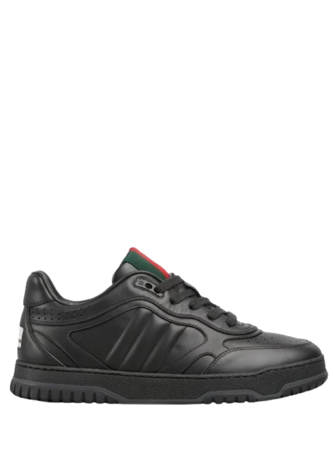 Sneakers GUCCI, Re-Web,Smooth Leather, Black - 786186AADJ91044