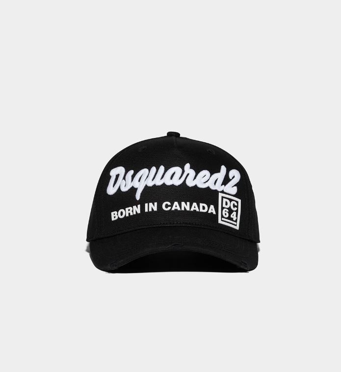 Sapca DSQUARED2, Born In Canada Black - BCM059805C000012124 - Capodopera12