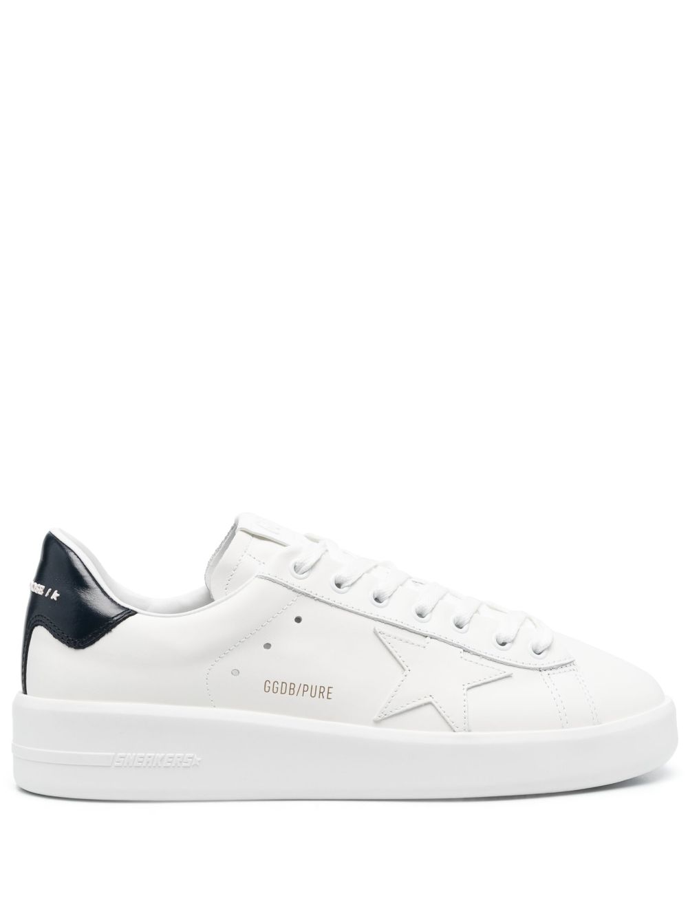 Sneakers Golden Goose, Purestar, Midnight Blue Details, Low Top