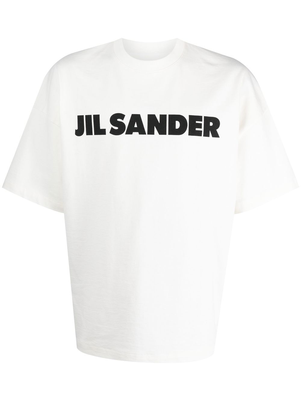 Tricou JIL SANDER, Logo Insert, Classic, White