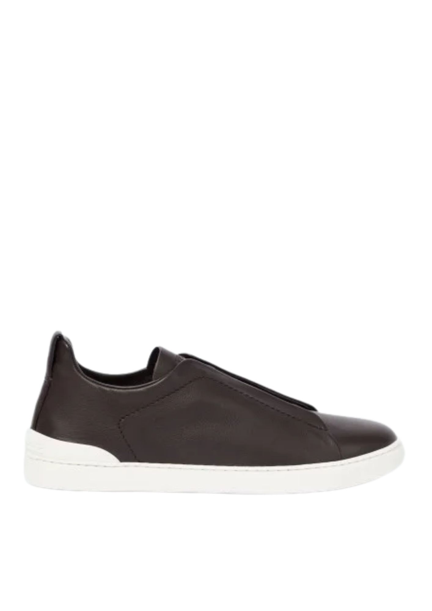 Sneakers Zegna, Low Top, Triple Stitch, Brown - LHCVOS4667ZCSR