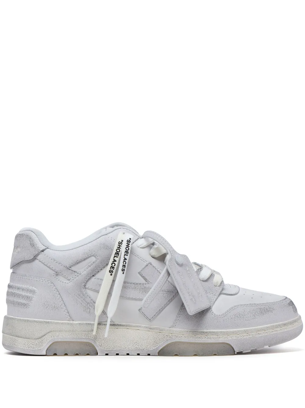 Sneakers OFF WHITE, Out Of Office, Used Effect, White