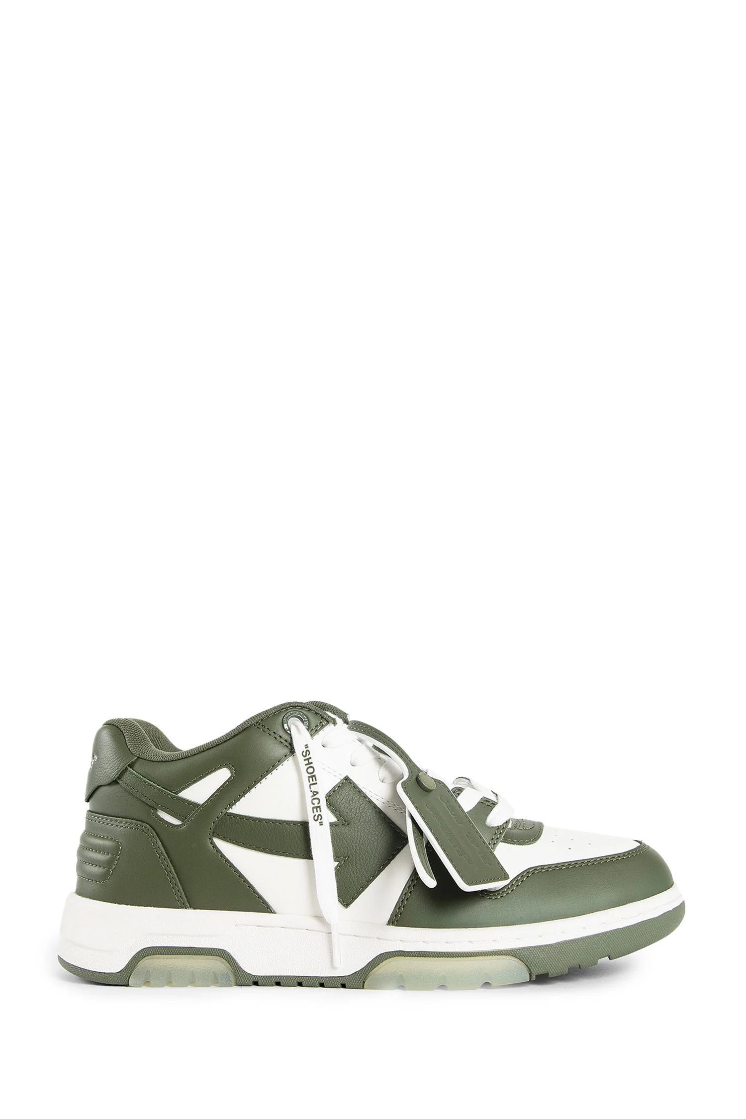 SNEAKERS OFF WHITE, Out Of Office, Kaki - OMIA189F24LEA0030156