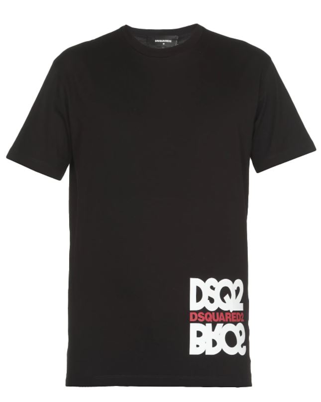 Tricou Dsquared2, Imprimeu DSQ2 ALB - S71GD1063S23009900