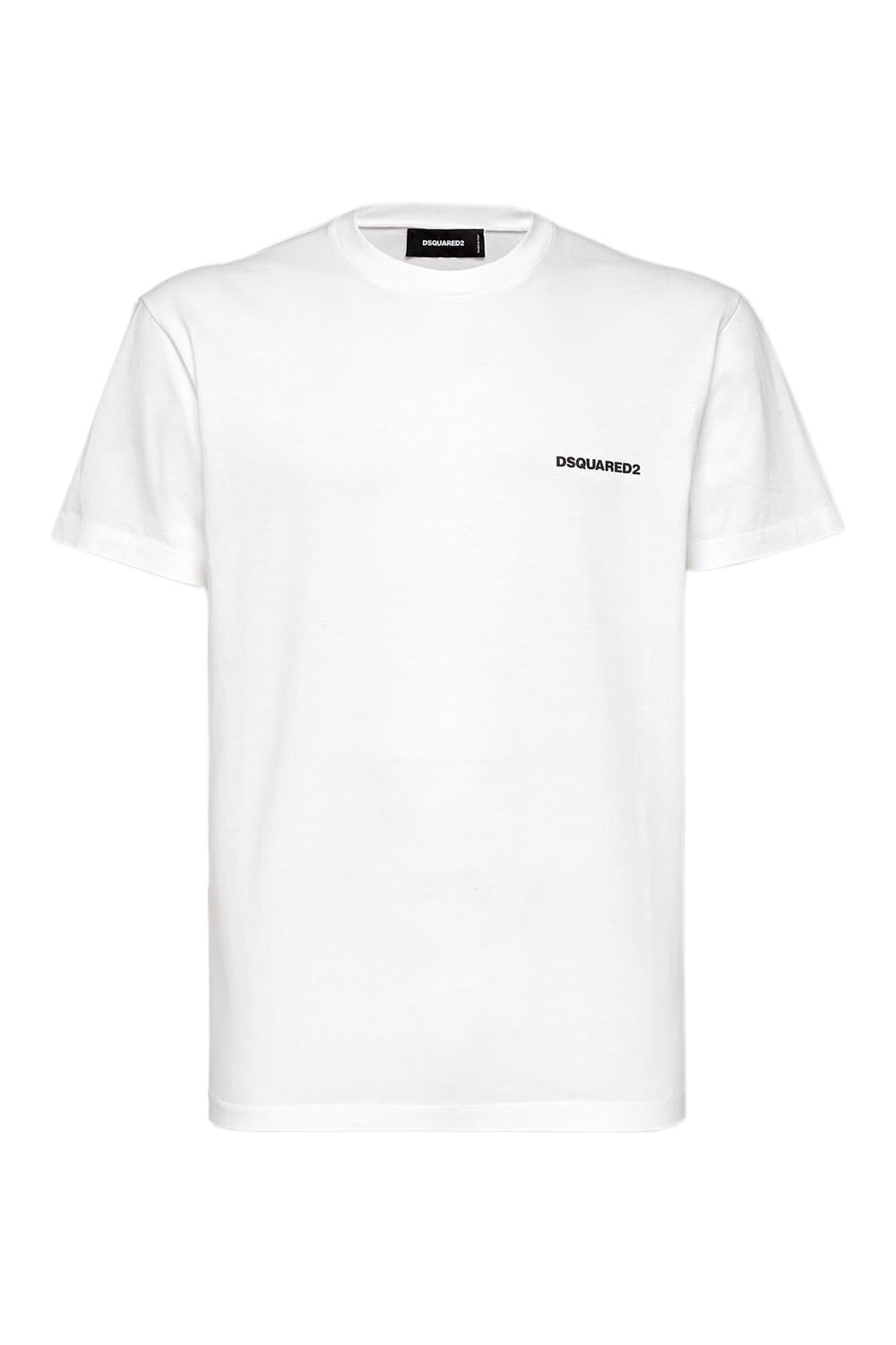 Tricou DSQUARED2, White JERSEY, Print Milano Map