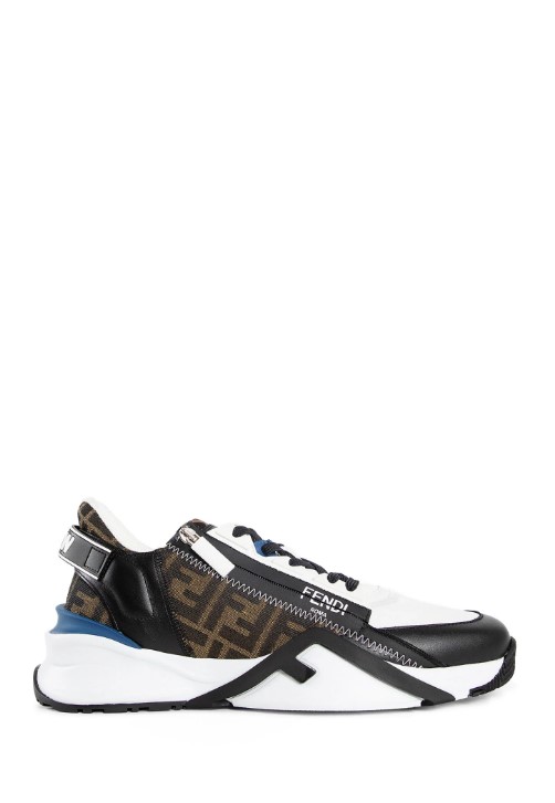 【FENDI】SNEAKERS◆7E1392AHHG FENDI Flow sneakers for Men - Black in Qatar | Level Shoes