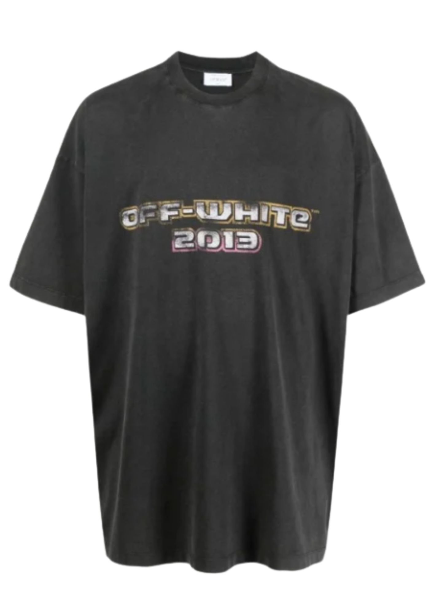 Tricou OFF WHITE, Digit Bacchus, Over OMAA161F23JER0121084