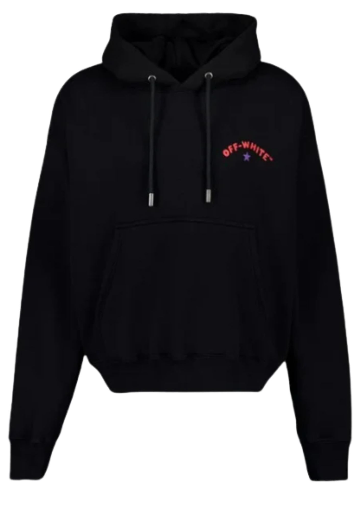 Hanorac OFF WHITE, Star Arrow Graphic, Black