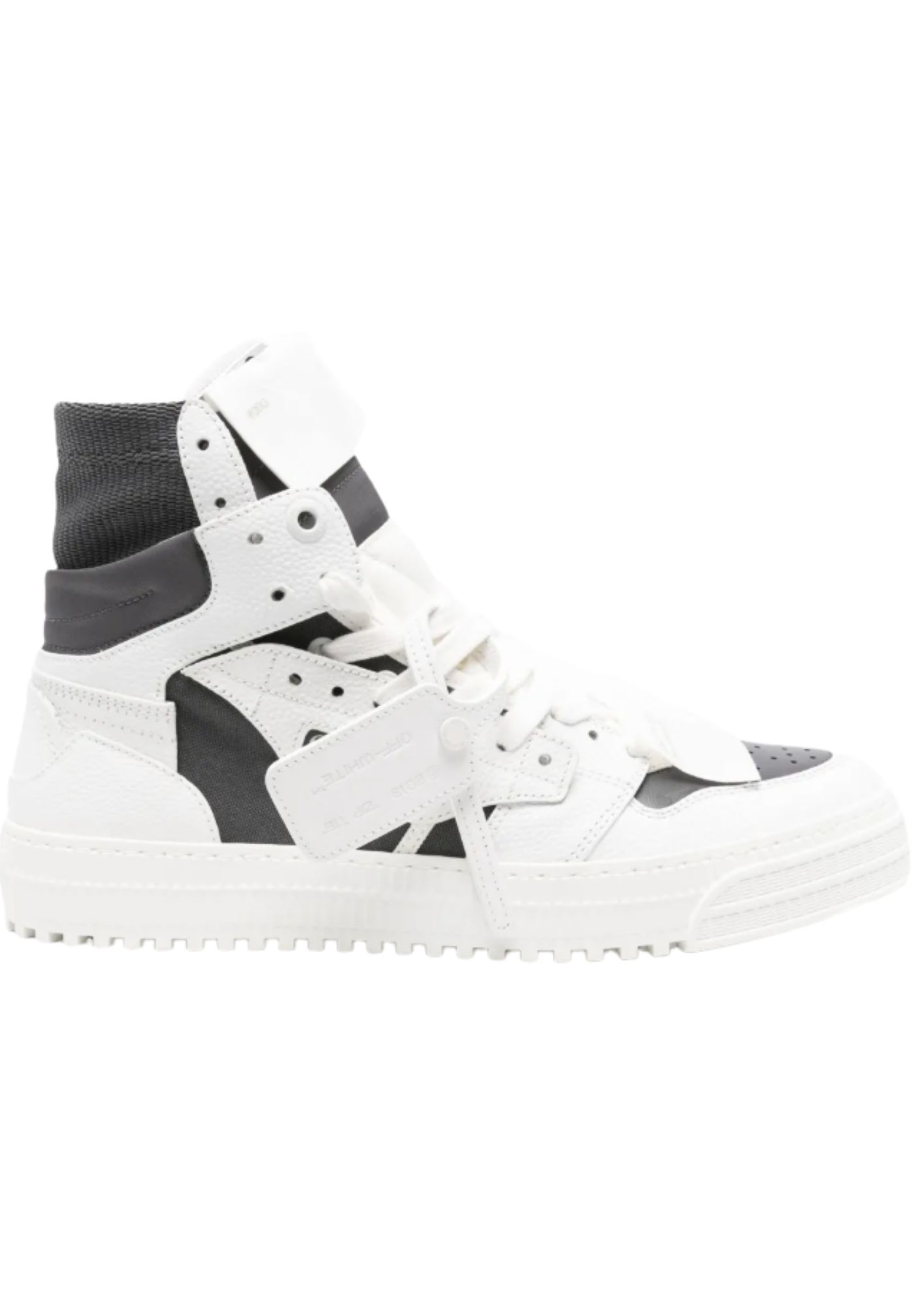 Sneakers OFF WHITE,High-top leather sneakers