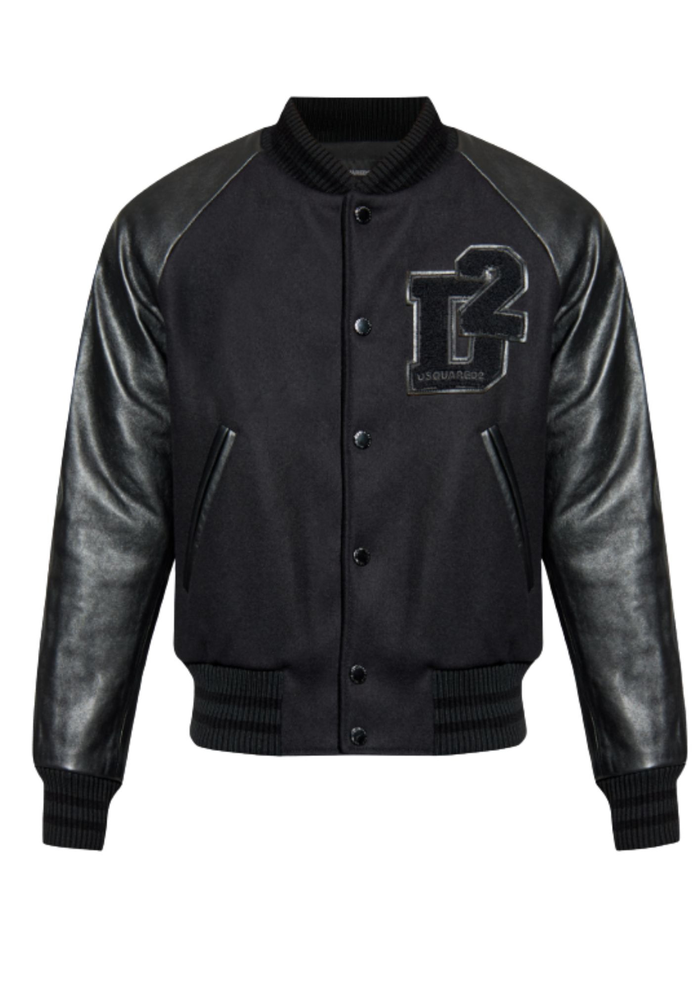 Jachete DSQUARED2,BLACK Bomber jacket - S74AM1613D35260900